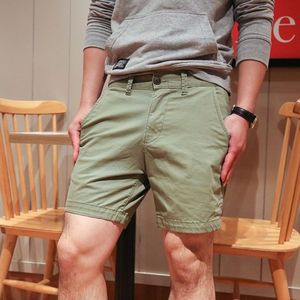 Męskie szorty swobodne spodnie męskie spodnie robocze noś Chino Shorts Khaki Solidny kolor męski ubrania uliczne japońskie szorty męskie ubranie męskie 230403