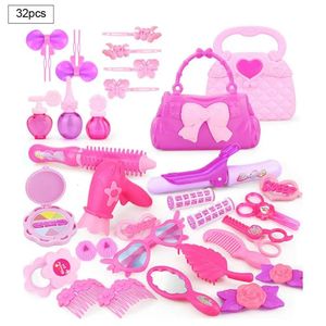 Beauty Fashion Kids Cosmetics Make Up Set Safe Grooming Makeup Portable Princess Preteny Play Toys for Girl Baby 231110