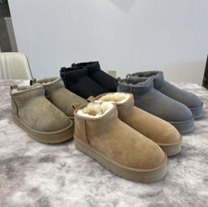 designerskie puszyste buty śnieżne mini kobiety zima australia platforma tasman futra futra pantofelowe buty wełna butów owcza skórzana klasyczna marka