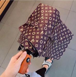 2023 Moda Hipster Guarda-chuvas Hipster Automático Dobrável Guarda-chuvas de luxo Top Quality Outdoor Travel Designer Multifuncional Sun Umbrellas gc223