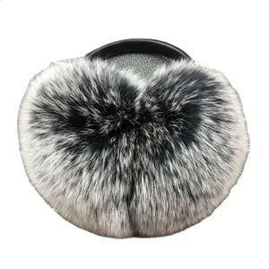 Ear Muffs Bezpośrednie sprzedaż akcesoria zimowe jesienne zimowe zimowe uszu futrzane mufki dla damskich lisów futra futra nausznika 231102