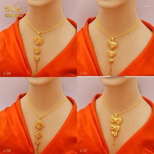 Colar brincos conjunto aniid dubai banhado a ouro pingente neckalce etiópia luxo longo com borla para mulheres banquete casamento jóias presentes