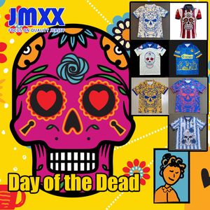 JMXX 23-24 Day of the Dead Jerseys America Chivas Cruz Azul Tigres Uanl Monterrey Mens Uniforms Jersey Man Football Shirt 2023 2024ファンバージョン