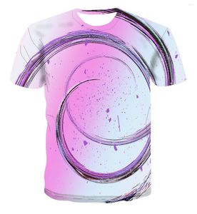 Men's T Shirts 3D T-shirt Latest Summer Style Fashion Printing Tee Dizziness Visual Colorful