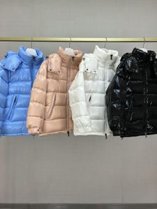 Jaqueta de designer feminina para baixo algodão quente parka jaquetas de inverno manga longa casaco de desmontagem chapéu de inverno