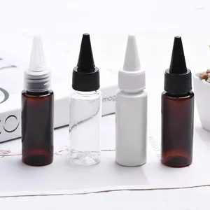 Vorratsflaschen 20 ml Leere kleine Plastikspitze Moutn-Kappe für Flüssigseife Duschgel Haarspülung Nachfüllbare Kosmetikbehälter