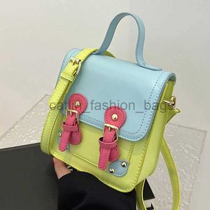 Shoulder Bags Fashion Women's Green Pink Soul Bag Vintage Women's Pu Leader Small Handbag Simple Full Color Hair Ball Bagcatlin_fashion_bags