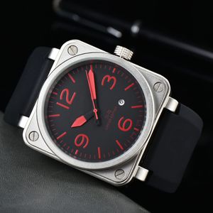 Designer Watches High Quality Mens Watch Automatic Mechanical Watchs Rörelse Rubber Watchband Sapphire Montre