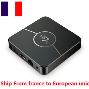 Ship From France X98 Plus TV Box Android 11 Amlogic S905W2 4G 64GB Support H.265 AV1 Dual Wifi HDR 10+