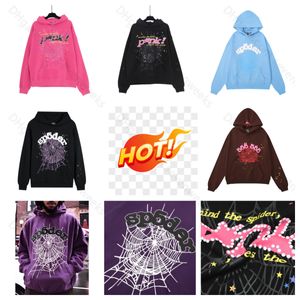 Men's Hoodies Sweatshirts Spider Hoodie Designer Spder Embroidered Web Sweatshirt Joggers Pullover Blue Young Thug Men Womens Hoodies Pullovers Higher Quality