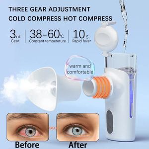 Eye Massager Spray Moistening Instrument Compress Beauty Hydrating Relieve Fatigue Wash Device Steam Atomizer 231102
