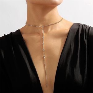 Cadeias de colares de borla longa de camada longa moda moda moda moda ornamentos brilhantes de shiny por atacado