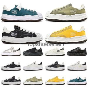 Maison Mihara Yasuhiro Designer Canvas Shoe Homens Mulheres Mmy Sapatos Casuais Blakey Baixo Luxo Couro Preto Branco Azul Plataforma Outdoor Sneaker Treinadores