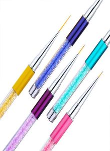 Nail Brushes 1PC Art Brush Gradient Polish UV Gel Painting Pen French Lines Stripes Grid Drawing Liner Manicure DIY Varnishes Tool7634120