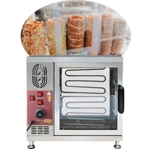 Fabricantes de pão comercial calor elétrico húngaro chaminé rolo torradeira bolo rolo forno pão sorvete bagels máquina