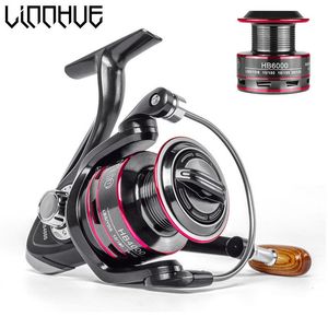 BAITCASTING REELS LINNHUE FISHER REEL 500-7000 SINNING REEL METAL TRAVER SPOOL Saltvattenrulle Fiske Tillbehör Karprulle 230331