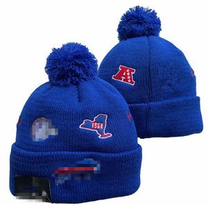 Buffalo Beanies BUF Bobble Hats Baseball Ball Caps 2023-24 Fashion Designer Bucket Hat Chunky Knit Faux Pom Beanie Christmas hat Sport Knit Hats
