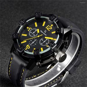 Wristwatches V6 Military Sport Watch Men Top Famous Silicone Strap Quartz Wrist For Male Clock Relogio Masculino