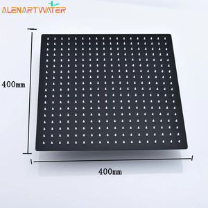 Bathroom Shower Heads Round Square Stainless Steel Ultra-thin Showerheads 16/12/10/8 Inch Rainfall Shower Head Rain Shower BLACK Finish 231102