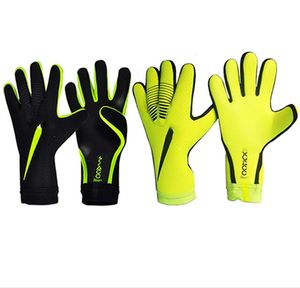 Assassin Football Goalkeeper Gloves Full Latex Non slip Breathable Professional Game Training Goalkeeper Equipment Without Finger Guards KL