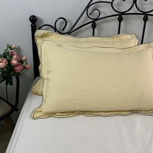 Подушка корпус чистый льняная наволочка 1 кусок французский натуральный леневый клочки для постельных принадлежностей.