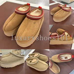 أستراليا مصمم التمهيد UG Boots Women Furry Mini Tasman Slides Furry Slides Classic Ultra Platform Tazz Mini Wool Boots