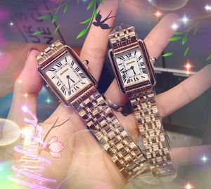 Высококачественные ретро римские часы с циферблатом, женские часы с кварцевой батареей, супер часы из натуральной кожи, ремешок из нержавеющей стали, браслет-цепочка с квадратным лицом, ультратонкие часы, подарки