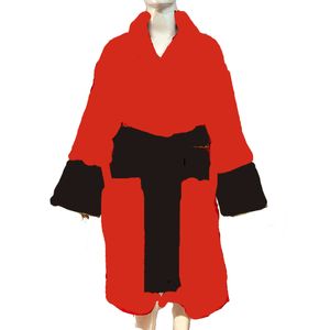 Fashion robes for men women black whire red pink autumn winter High Quality Cotton Men Women Bathrobe Sleepwear Long Robe Designer Letter Print Couples size s-l