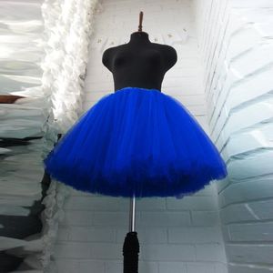 Saias saia pufffy girls girls royal blue jupe femme joelho festeira feminina desgaste tule tutu tutu