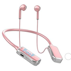 1000mah Long Standby Battery Life TF Card Running Earbuds Headset Bluetooth Wireless Earphones Hanging Neck Sports Binaural In-ear Headphone 1SXN3