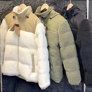 Designer jaqueta feminina de lã de inverno para baixo sherpa feminino feito shearling jaqueta casaco de camurça feminina roupas de casais femininos