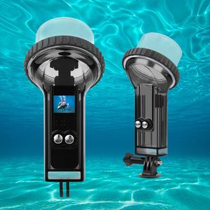 Monópodes de selfie Caixa de moradia à prova d'água de mergulho subaquático para DJI Osmo Pocket 1 2 Futura estabilizadora Acessório de haste flutuante Nada 230403