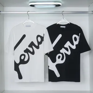 23ss novo top designer estilo polar pop moda alta rua hip hop rua algodão manga curta camiseta respirável carta padrão homens e mulheres