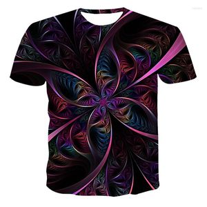 T-shirt da uomo 2023 T-shirt 3d di tendenza per uomo e donna Design geometrico creativo Moda Stile casual Accessori per abbigliamento tutto-fiammifero Xxs-6xL