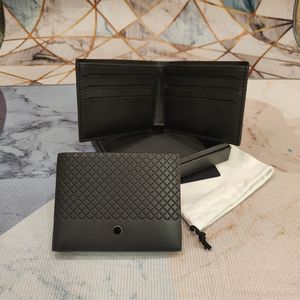 Designerkort Holder Animal Leather Wallet Folding Coin Purse Pen Case Kreditkort Holder Mini Wallet Designer Bag Present Box Portafoglio
