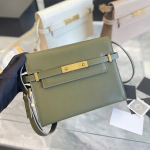 Klassische Pendler -Umhängetaschen Marke Designer Aktentasche Lederklappe Messenger Fashion Crossbody