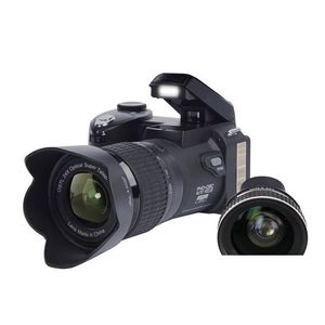 Fotocamere digitali Fotocamera HD Protax D7100 Risoluzione 3P Messa a fuoco Reflex professionale Video Zoom ottico 24X con tre lenti Drop Delivery P O Dhazn