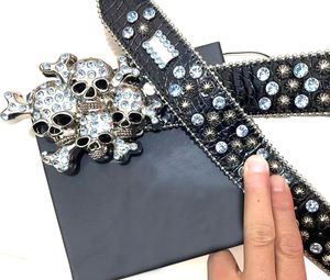 diamante simon cintos designer de moda para homens mulheres cinto de diamante brilhante preto em preto azul branco multicor com strass brilhantes presente E3