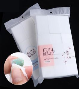 Removedor de esmalte de unha envolve papel de algodão puro, almofadas desengordurantes, absorventes de fiapos para ferramentas de manicure 3474004