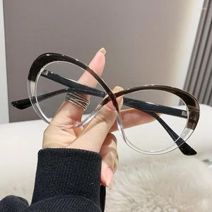 Sunglasses Cute Glasses For Women Anti Blue Classic Cat Eye Glare Protection Gaming Computer Light Frame Oculos