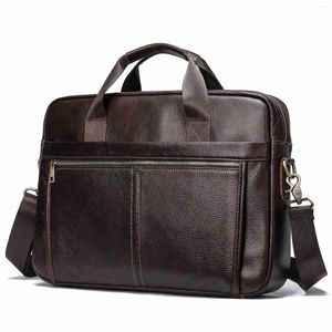 Портфели, мужские сумки, сумка-мессенджер из воловьей кожи, 14 дюймов, папки для ноутбуков, мужские офисные деловые сумки для документов