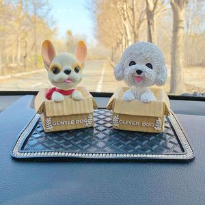 Interior Decorations Cute Shaking Head Pet Dog Auto Decoration Shakving Doll For Car Goods Accessories