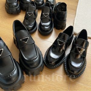 Designerskie mokasyny damskie buty platforma platforma skórzana buty muły butów butów kobiet Oxford Guma gumowa płaska luksusowa moda podeszwa impreza spacery ślub