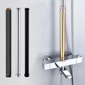 Altri rubinetti Docce Accessori 1 pz Tubo di prolunga per doccia Bagno Braccio doccia in acciaio inossidabile Rotondo/Quadrato Asta di prolunga per rubinetto Supporto per testata Accessori per il bagno 231102