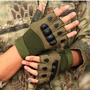 5本の指の手袋fralu屋外戦術GSエアソフトスポーツGSハーフフィンガータイプ軍人戦闘
