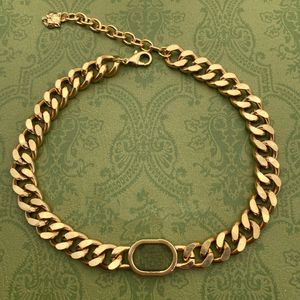 collana vintage di design bracciale da uomo braccialetto casual con catena in oro G braccialetto con ciondolo per donna collana con ciondolo testa di tigre da uomo