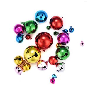 Party Supplies 6/8/10/12/14/16/18/20/25mm Jingle Bells Pendants Hanging Christmas Tree Ornaments Decorations DIY Crafts Bell