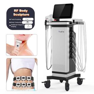 Factory 3D Trusculpt ID Far Infrared Body Sculpting Equipment Monopolare Rf Led EMS Beauty Machine per la rimozione del doppio mento del viso del bruciatore di grasso