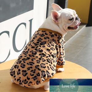 Pyjama thermique d'hiver pour chien, moyen et grand gabarit, bouledogue français, chiot, manteau, fournitures pour animaux de compagnie, vêtements à deux pattes pour chat