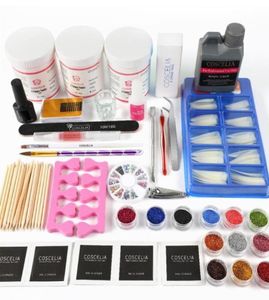 120g polvere acrilica 120ml liquido Pro kit per unghie acrilico set per manicure kit per unghie in gel TUTTO per punte di pennelli per manicure strumenti artistici7278495